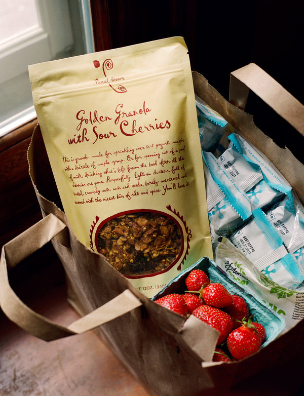 Golden Granola with Sour Cherries