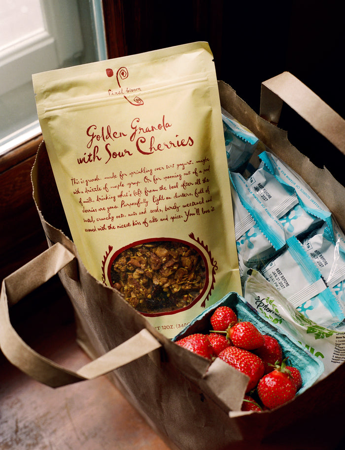 Golden Granola with Sour Cherries